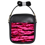 Rose  Waves Abstract Series No2 Girls Sling Bag Front