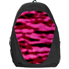 Rose  Waves Abstract Series No2 Backpack Bag by DimitriosArt