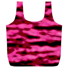 Rose  Waves Abstract Series No2 Full Print Recycle Bag (xl) by DimitriosArt