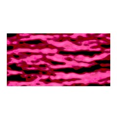 Rose  Waves Abstract Series No2 Satin Wrap by DimitriosArt