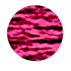 Rose  Waves Abstract Series No2 Mini Round Pill Box by DimitriosArt