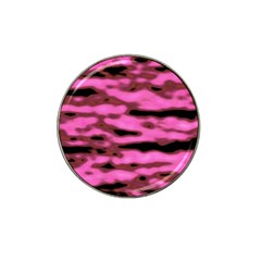 Pink  Waves Abstract Series No1 Hat Clip Ball Marker (10 Pack) by DimitriosArt