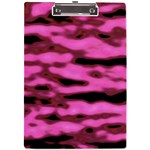 Pink  Waves Abstract Series No1 A4 Clipboard Front