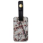 Botanical Scene Textured Beauty Print Luggage Tag (one side) Front