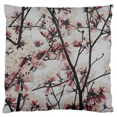 Botanical Scene Textured Beauty Print Standard Flano Cushion Case (Two Sides)