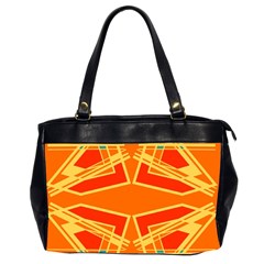 Abstract Pattern Geometric Backgrounds   Oversize Office Handbag (2 Sides) by Eskimos