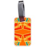 Abstract pattern geometric backgrounds   Luggage Tag (two sides) Back