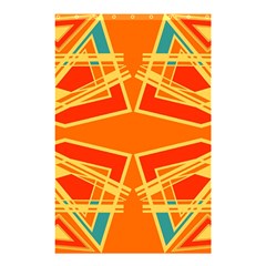 Abstract Pattern Geometric Backgrounds   Shower Curtain 48  X 72  (small)  by Eskimos