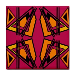 Abstract Geometric Design    Tile Coaster by Eskimos