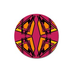 Abstract Geometric Design    Magnet 3  (round) by Eskimos