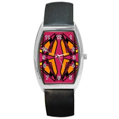 Abstract Geometric Design    Barrel Style Metal Watch by Eskimos