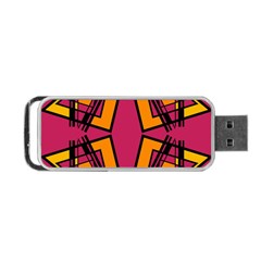 Abstract Geometric Design    Portable Usb Flash (one Side) by Eskimos