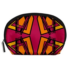 Abstract Geometric Design    Accessory Pouch (large) by Eskimos