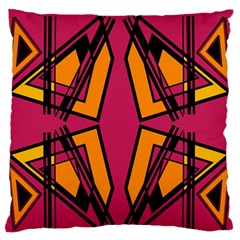 Abstract Geometric Design    Standard Flano Cushion Case (one Side) by Eskimos