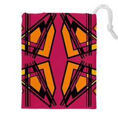 Abstract Geometric Design    Drawstring Pouch (5xl) by Eskimos