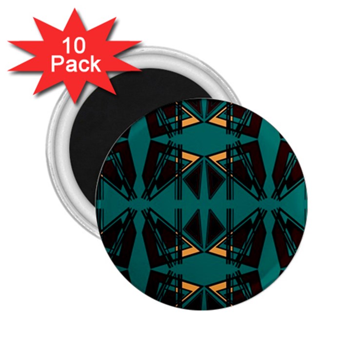 Abstract geometric design    2.25  Magnets (10 pack) 