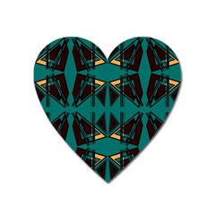 Abstract geometric design    Heart Magnet