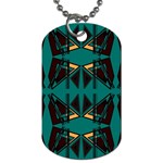 Abstract geometric design    Dog Tag (Two Sides) Front