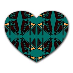 Abstract geometric design    Heart Mousepads