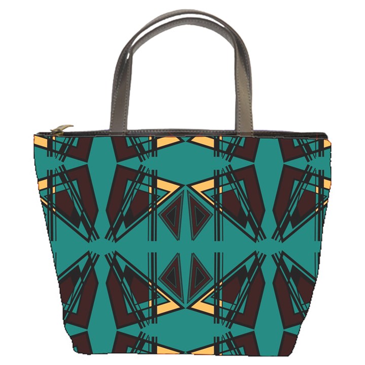 Abstract geometric design    Bucket Bag