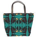 Abstract geometric design    Bucket Bag Back