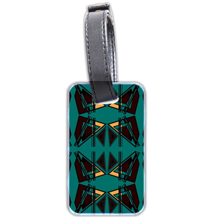 Abstract geometric design    Luggage Tag (two sides)