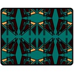 Abstract geometric design    Double Sided Fleece Blanket (Medium)  58.8 x47.4  Blanket Front