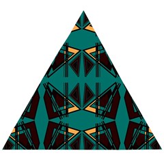 Abstract geometric design    Wooden Puzzle Triangle