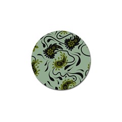 Floral Pattern Paisley Style Paisley Print   Golf Ball Marker by Eskimos