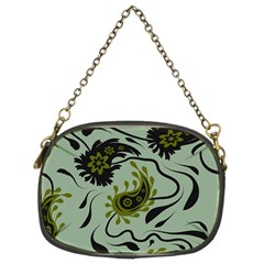 Floral Pattern Paisley Style Paisley Print   Chain Purse (two Sides) by Eskimos