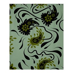 Floral Pattern Paisley Style Paisley Print   Shower Curtain 60  X 72  (medium)  by Eskimos