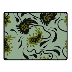 Floral Pattern Paisley Style Paisley Print   Double Sided Fleece Blanket (small)  by Eskimos