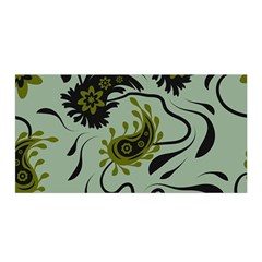 Floral Pattern Paisley Style Paisley Print   Satin Wrap by Eskimos