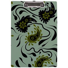 Floral Pattern Paisley Style Paisley Print   A4 Clipboard by Eskimos