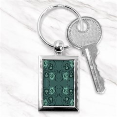 Floral Pattern Paisley Style Paisley Print   Key Chain (rectangle) by Eskimos