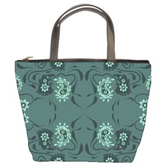 Floral Pattern Paisley Style Paisley Print   Bucket Bag by Eskimos