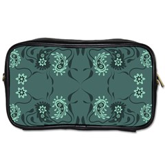 Floral Pattern Paisley Style Paisley Print   Toiletries Bag (one Side) by Eskimos