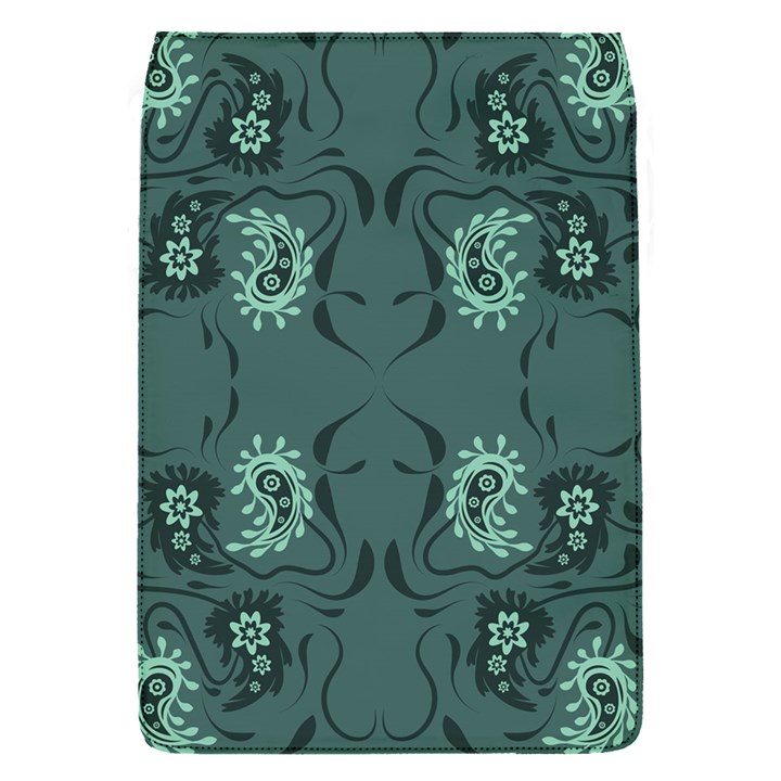 Floral pattern paisley style Paisley print.  Removable Flap Cover (S)