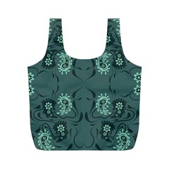 Floral Pattern Paisley Style Paisley Print   Full Print Recycle Bag (m) by Eskimos