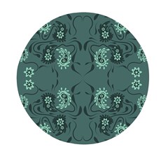 Floral Pattern Paisley Style Paisley Print   Mini Round Pill Box (pack Of 3) by Eskimos