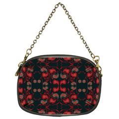 Floral Pattern Paisley Style Paisley Print   Chain Purse (one Side) by Eskimos