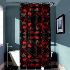 Floral Pattern Paisley Style Paisley Print   Shower Curtain 36  X 72  (stall)  by Eskimos