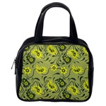 Floral pattern paisley style Paisley print.  Classic Handbag (Two Sides) Back