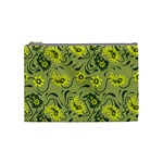 Floral pattern paisley style Paisley print.  Cosmetic Bag (Medium) Front