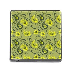 Floral Pattern Paisley Style Paisley Print   Memory Card Reader (square 5 Slot) by Eskimos