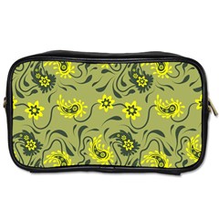 Floral Pattern Paisley Style Paisley Print   Toiletries Bag (one Side) by Eskimos