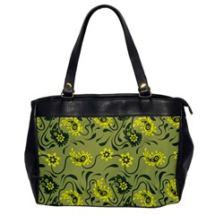 Floral Pattern Paisley Style Paisley Print   Oversize Office Handbag by Eskimos