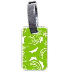 Folk Flowers Print Floral Pattern Ethnic Art Luggage Tag (one Side) by Eskimos