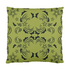 Floral Folk Damask Pattern Fantasy Flowers  Standard Cushion Case (one Side) by Eskimos