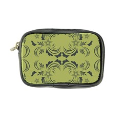 Floral Folk Damask Pattern Fantasy Flowers  Coin Purse by Eskimos